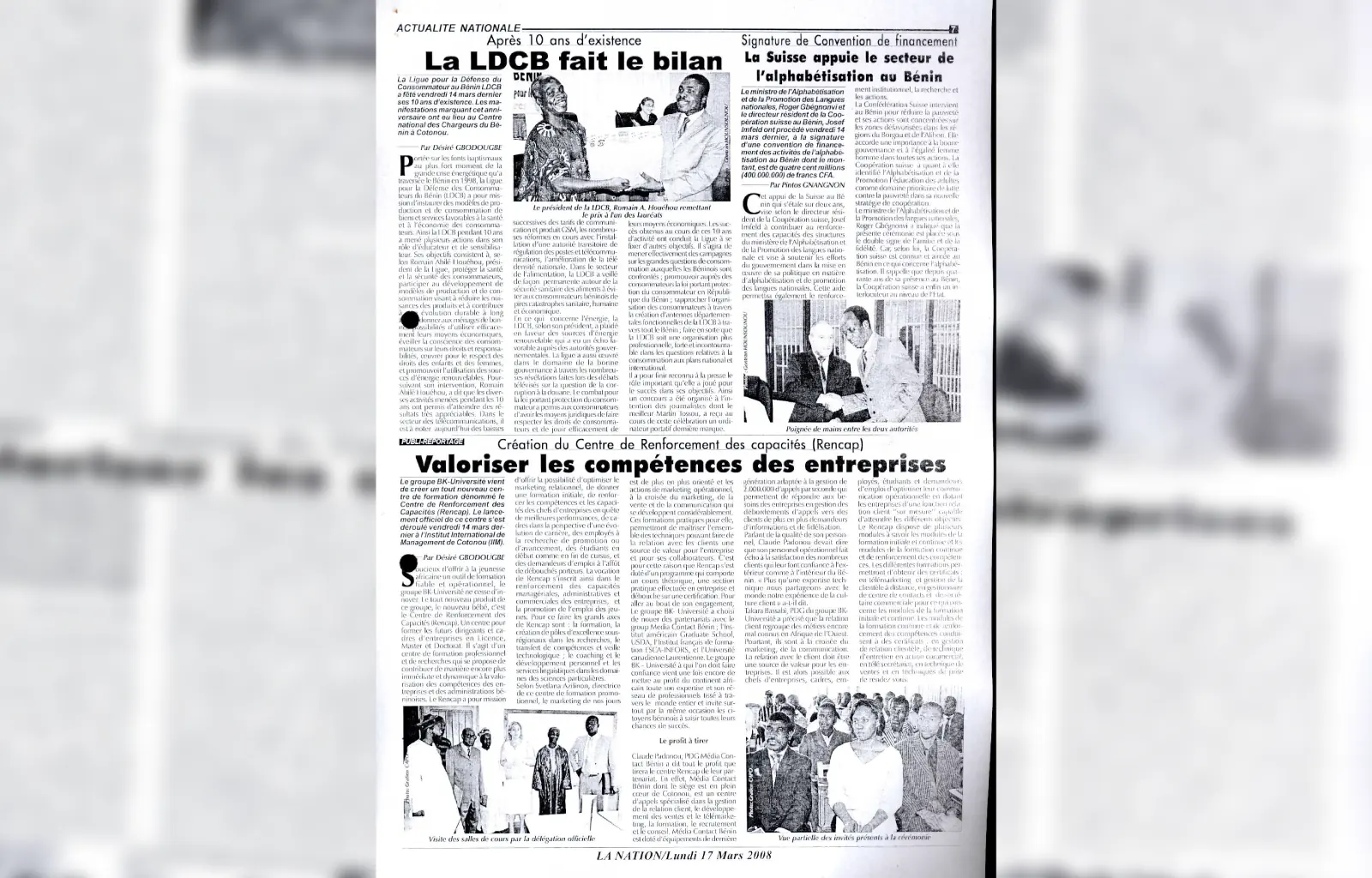 La nation du 17 mars