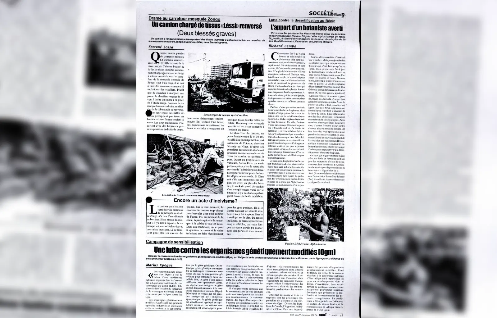 La nouvelle tribune n836 du mercredi 22 juin 2005