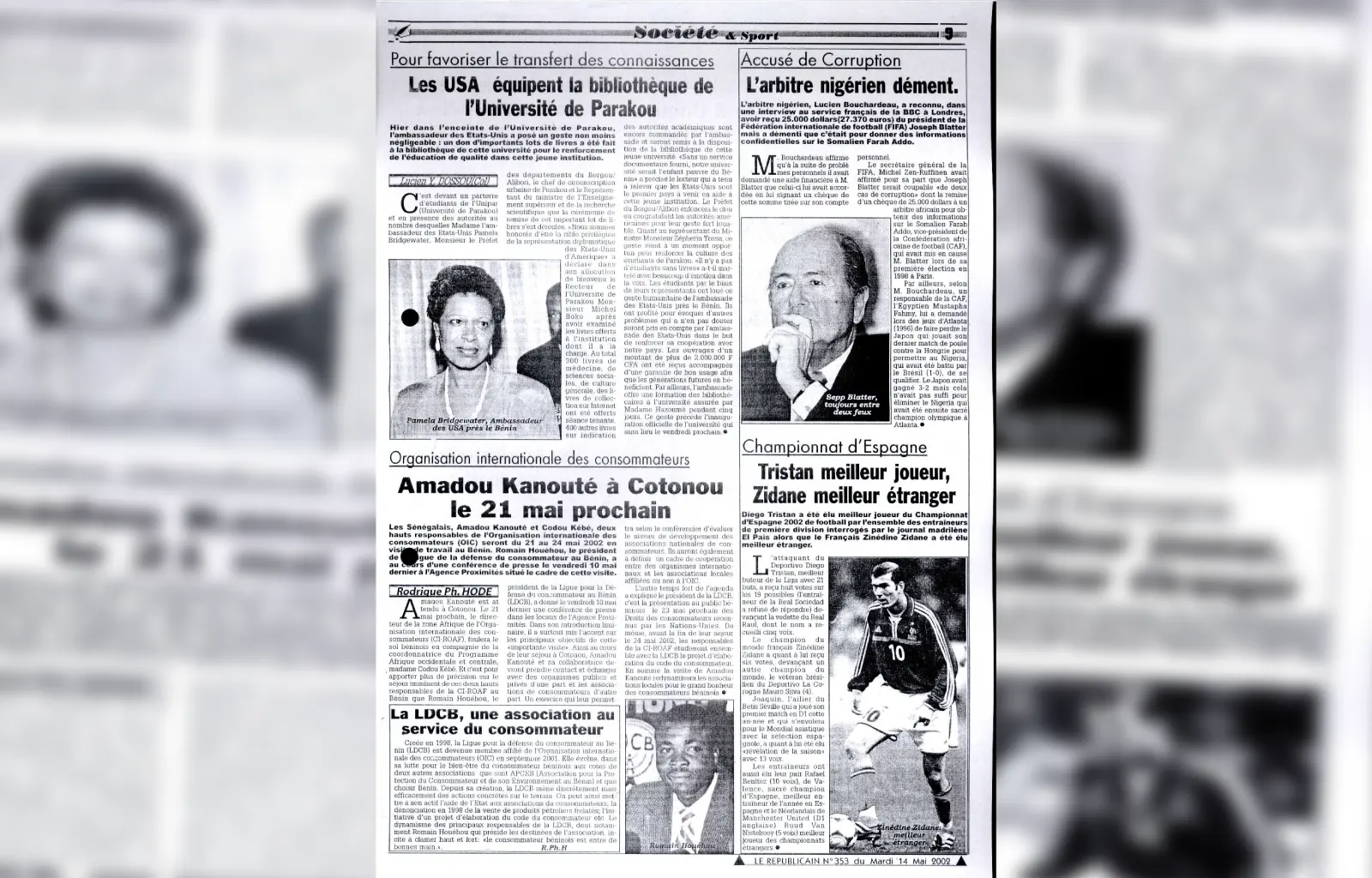 Le republicain n353 du mardi 14 mai 2002