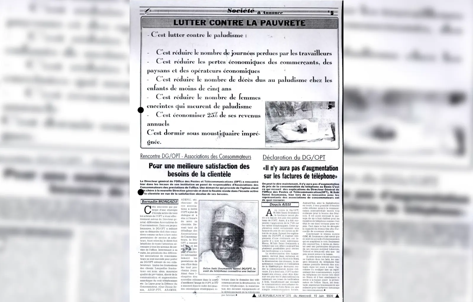 Le republicain n372 du mercredi 12 juin 2002