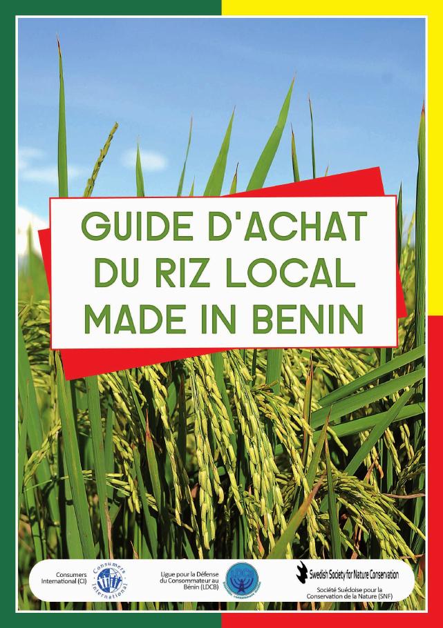 Couverture — Guide d’achat du riz local made in Bénin