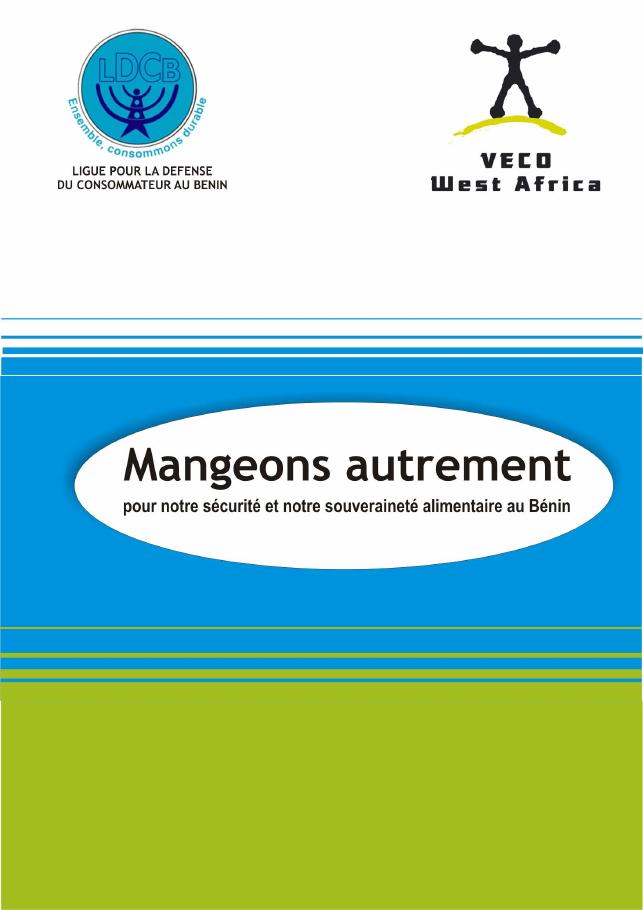 Couverture — Mangeons autrement pour notre sécurité et notre souveraineté alimentaire au Bénin