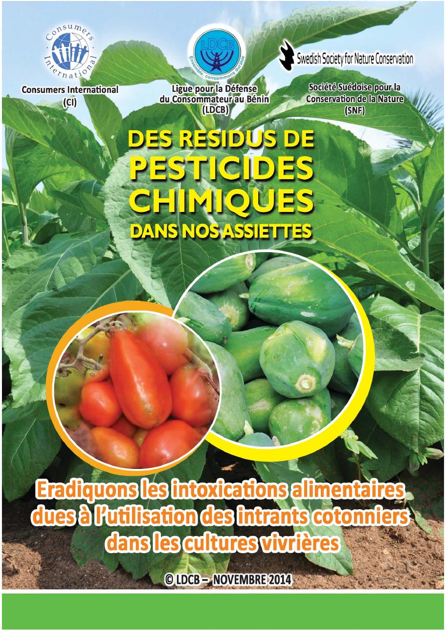 Couverture — Des résidus de pesticides chimiques dans nos assiettes
